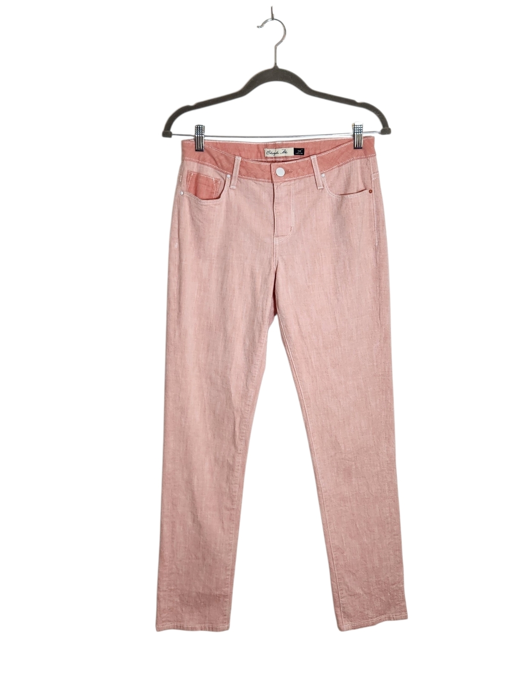Christopher Blue Pink Isabel Skinny Ankle Jeans Size 6